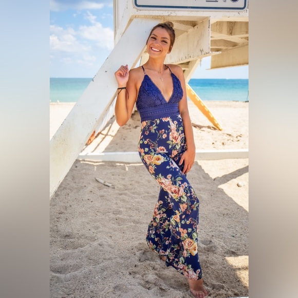 New Flower Jumpsuit - Picture 1 of 6